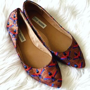 Steve Madden Haanna Copper Bee Flats